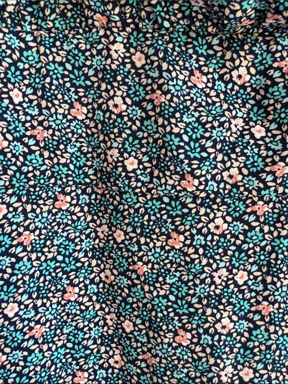 Trixxi Y2K Navy and Pink Floral Midi Sundress - Picture 4 of 11